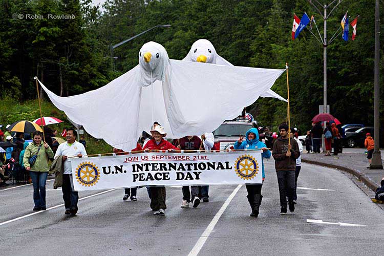 International Peace Day contingent