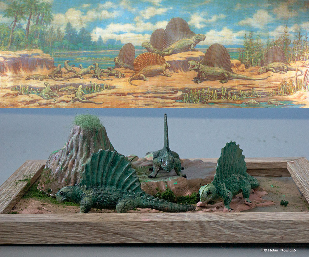 Tracking a vintage toy Dimetrodon